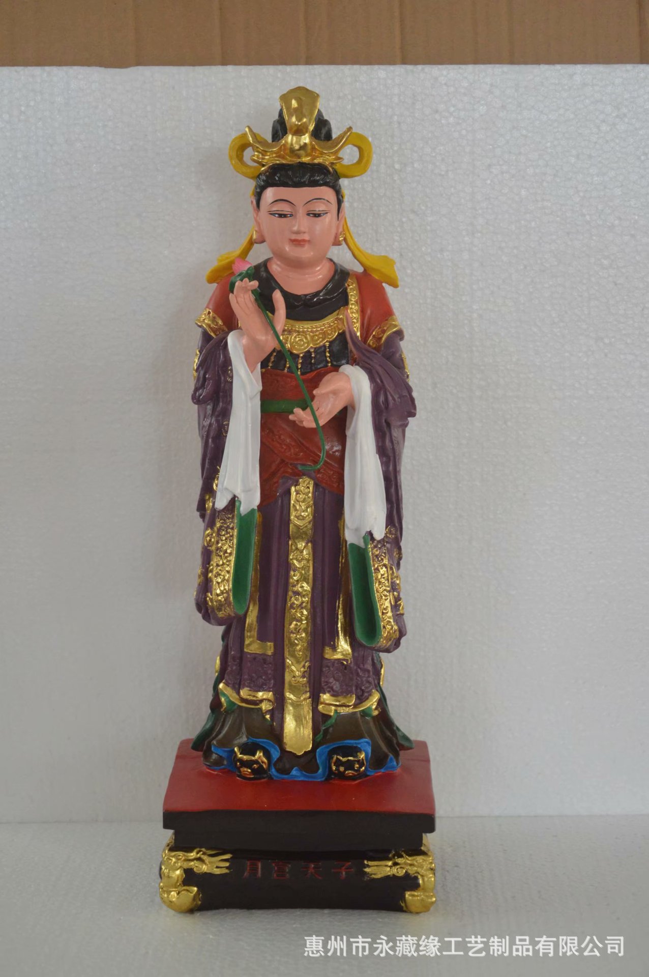 48厘米彩色24諸天樹脂玻璃鋼工藝品擺件 傳統神韻與現代工藝的完美融合