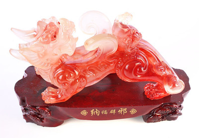 納福貔貅擺件 融合傳統風水與現代工藝的家居裝飾佳品