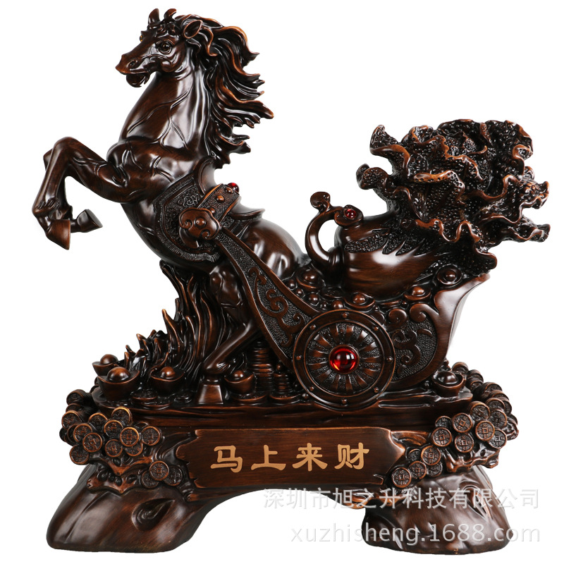 樹脂工藝品大號(hào)招財(cái)馬擺件與白菜仿木禮品的市場(chǎng)需求分析